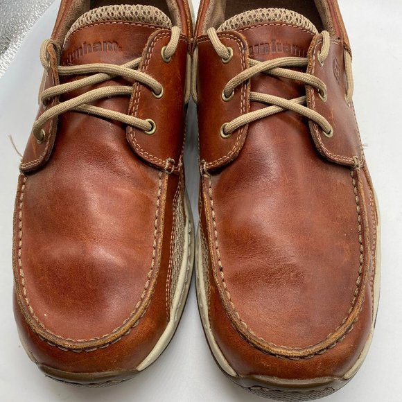 DUNHAM Captain Boat Deck Shoes Loafers Mens 12 12D Leather Brown main image 6